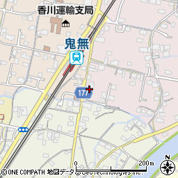 香川県高松市鬼無町藤井2周辺の地図