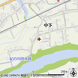 和歌山県橋本市隅田町中下115周辺の地図