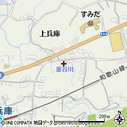和歌山県橋本市隅田町上兵庫7周辺の地図