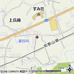 和歌山県橋本市隅田町上兵庫36周辺の地図