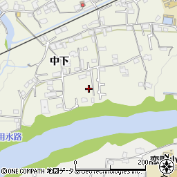和歌山県橋本市隅田町中下205周辺の地図