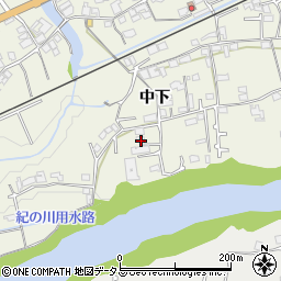 和歌山県橋本市隅田町中下217周辺の地図