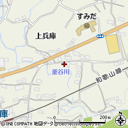 和歌山県橋本市隅田町上兵庫8周辺の地図