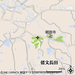兵庫県南あわじ市倭文長田周辺の地図