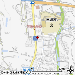 広島県東広島市安芸津町三津4719-3周辺の地図
