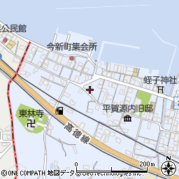香川県さぬき市志度23-12周辺の地図