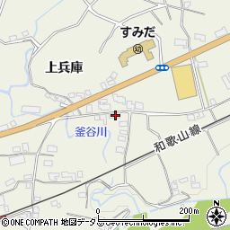 和歌山県橋本市隅田町上兵庫10周辺の地図