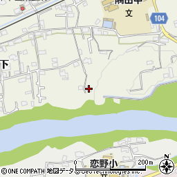 和歌山県橋本市隅田町中下172周辺の地図