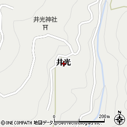 奈良県吉野郡川上村井光周辺の地図