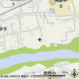 和歌山県橋本市隅田町中下179周辺の地図