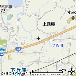 和歌山県橋本市隅田町上兵庫283周辺の地図