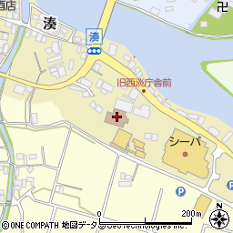 湊地区公民館周辺の地図
