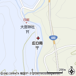和歌山県伊都郡かつらぎ町広口1201周辺の地図