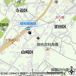 広島県尾道市因島中庄町山崎区645-6周辺の地図