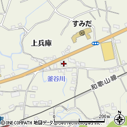 和歌山県橋本市隅田町上兵庫252周辺の地図