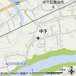 和歌山県橋本市隅田町中下119-9周辺の地図