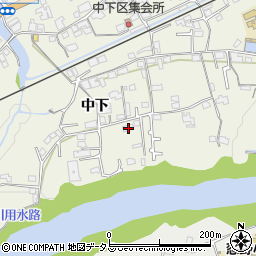 和歌山県橋本市隅田町中下203周辺の地図