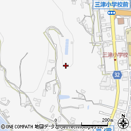 東広島市役所　東広島市水道局三津浄水場周辺の地図