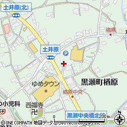 広島県東広島市黒瀬町楢原125周辺の地図