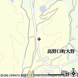 和歌山県橋本市高野口町大野1844-73周辺の地図