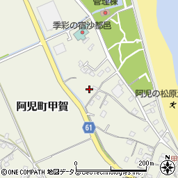 三重県志摩市阿児町甲賀170周辺の地図