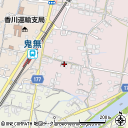 香川県高松市鬼無町藤井8周辺の地図