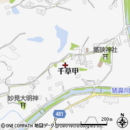 兵庫県洲本市千草甲周辺の地図