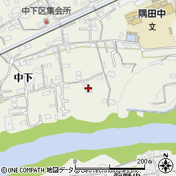 和歌山県橋本市隅田町中下183周辺の地図