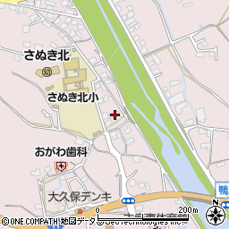 香川県さぬき市鴨庄2961周辺の地図