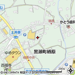 広島県東広島市黒瀬町楢原153周辺の地図