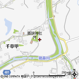 兵庫県洲本市千草甲217周辺の地図