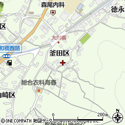 広島県尾道市因島中庄町釜田区269周辺の地図