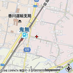 香川県高松市鬼無町藤井33周辺の地図