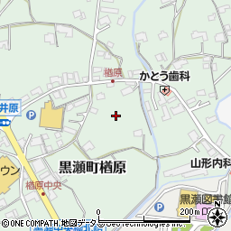 広島県東広島市黒瀬町楢原192周辺の地図