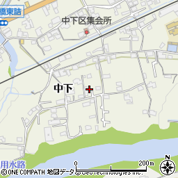 和歌山県橋本市隅田町中下132周辺の地図