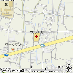 マルナカ新田店周辺の地図