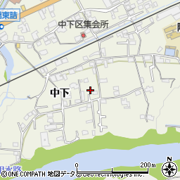 和歌山県橋本市隅田町中下132-7周辺の地図