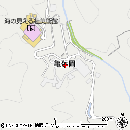 広島県廿日市市大野亀ケ岡周辺の地図