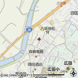 兵庫県南あわじ市中田周辺の地図