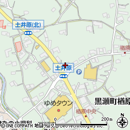 広島県東広島市黒瀬町楢原614周辺の地図