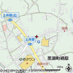 広島県東広島市黒瀬町楢原608周辺の地図