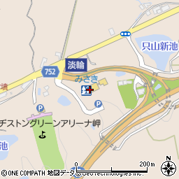 「道の駅」みさき公衆トイレ周辺の地図