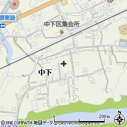 和歌山県橋本市隅田町中下133周辺の地図