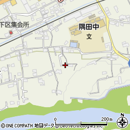 和歌山県橋本市隅田町中下155-7周辺の地図