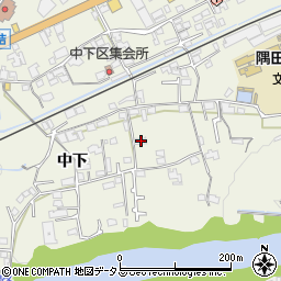 和歌山県橋本市隅田町中下141周辺の地図