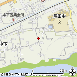 和歌山県橋本市隅田町中下151周辺の地図