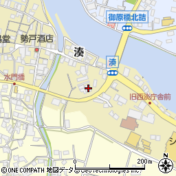 淡路信用金庫湊支店周辺の地図