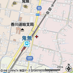 香川県高松市鬼無町藤井36-1周辺の地図