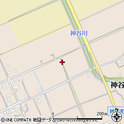 香川県坂出市神谷町周辺の地図