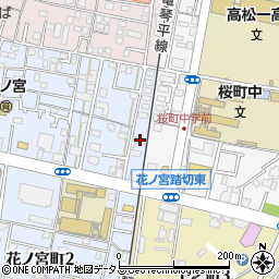 シャーメゾン花ノ宮周辺の地図